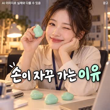 자석 자갈 퍼티 말랑이 피젯토이 스트레스해소