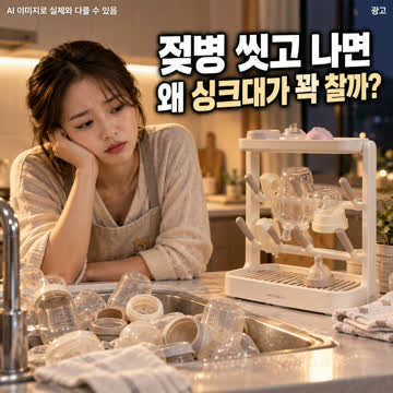 마더케이 스탠드 젖병 건조대