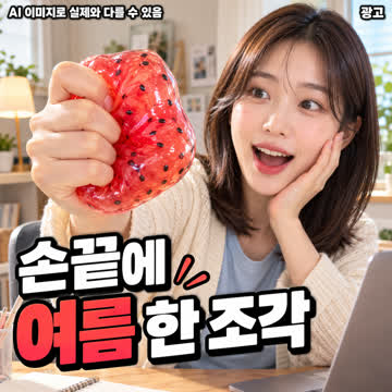 세진 키위 수박 샤베트 서걱 말랑이 슬랑이 크런치 스퀴시